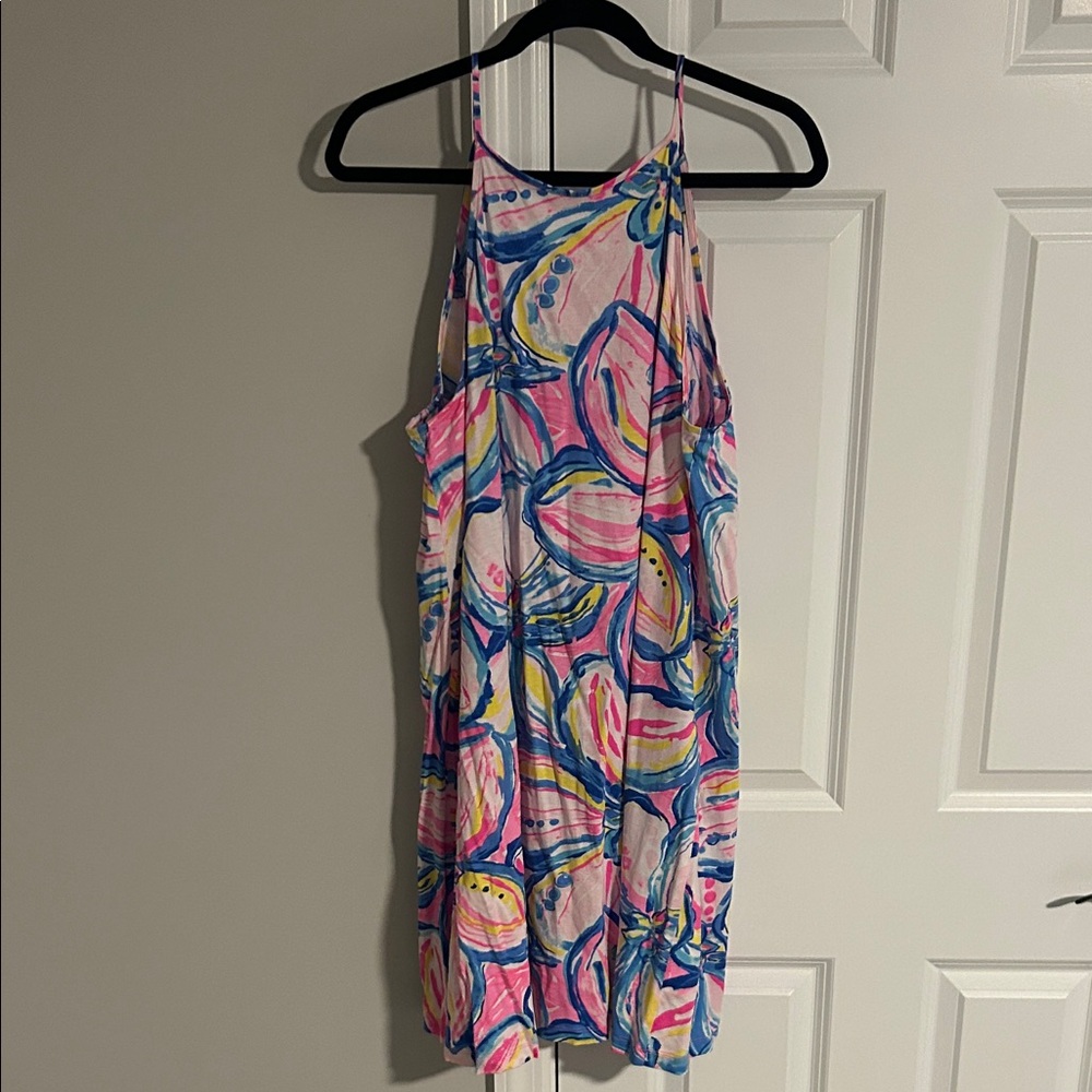 Lilly Pulitzer Pink and Blue Mini Dress